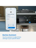 Philips Cafe Aromis silver coffee machine, imported from the UK