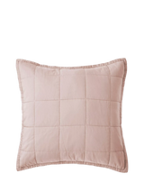 John Lewis Christy Laundered Cotton Pillow Sham, Pink- Buy online at McGrocer