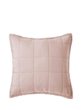 Christy laundered cotton pillowsham pink 65x65cm - British product
