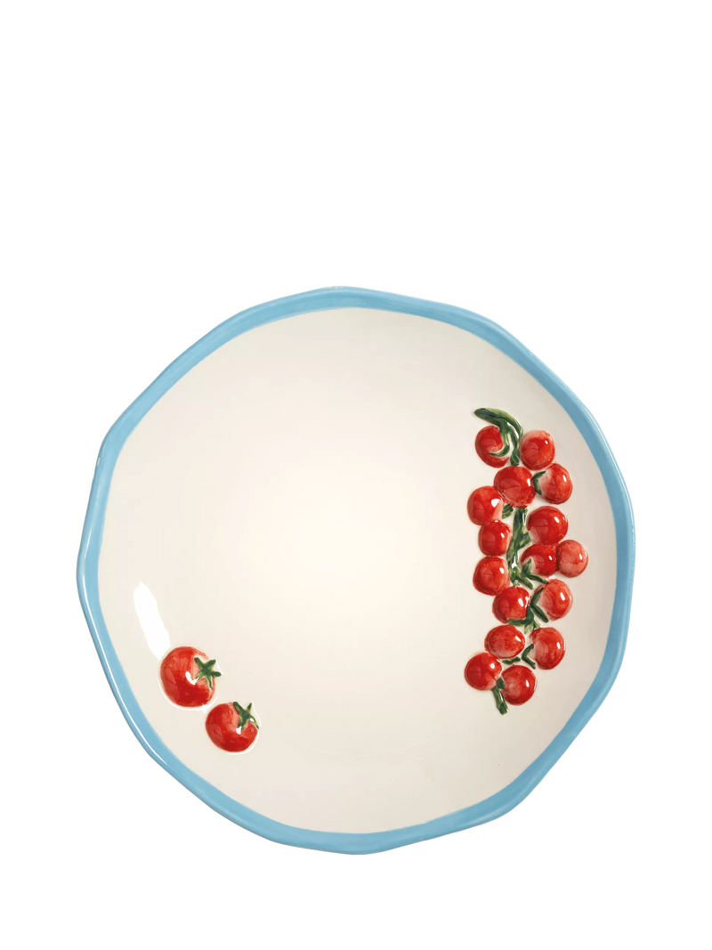 &k Amsterdam pomodoro platter blue 31cm (British brand)