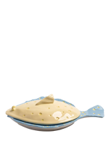 John Lewis &k Amsterdam Tureen Plaice Lidded Platter, Yellow- Buy online at McGrocer