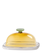 John Lewis &k Amsterdam Cantine Butter Dish, Yellow- Buy online at McGrocer