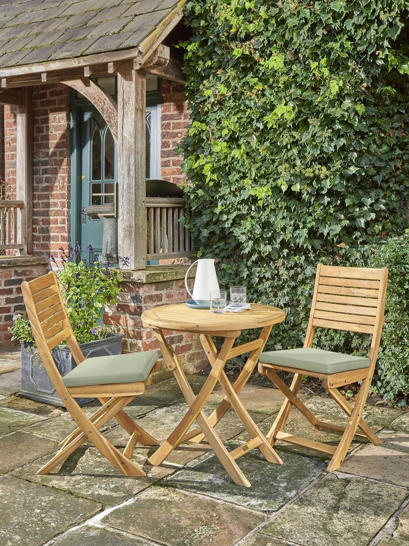 KETTLER Hampton Bistro cushion set of 2 sage, UK version