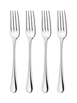 John Lewis Robert Welch Radford Bright Stainless Steel Table Forks, Set of 4- Buy online at McGrocer