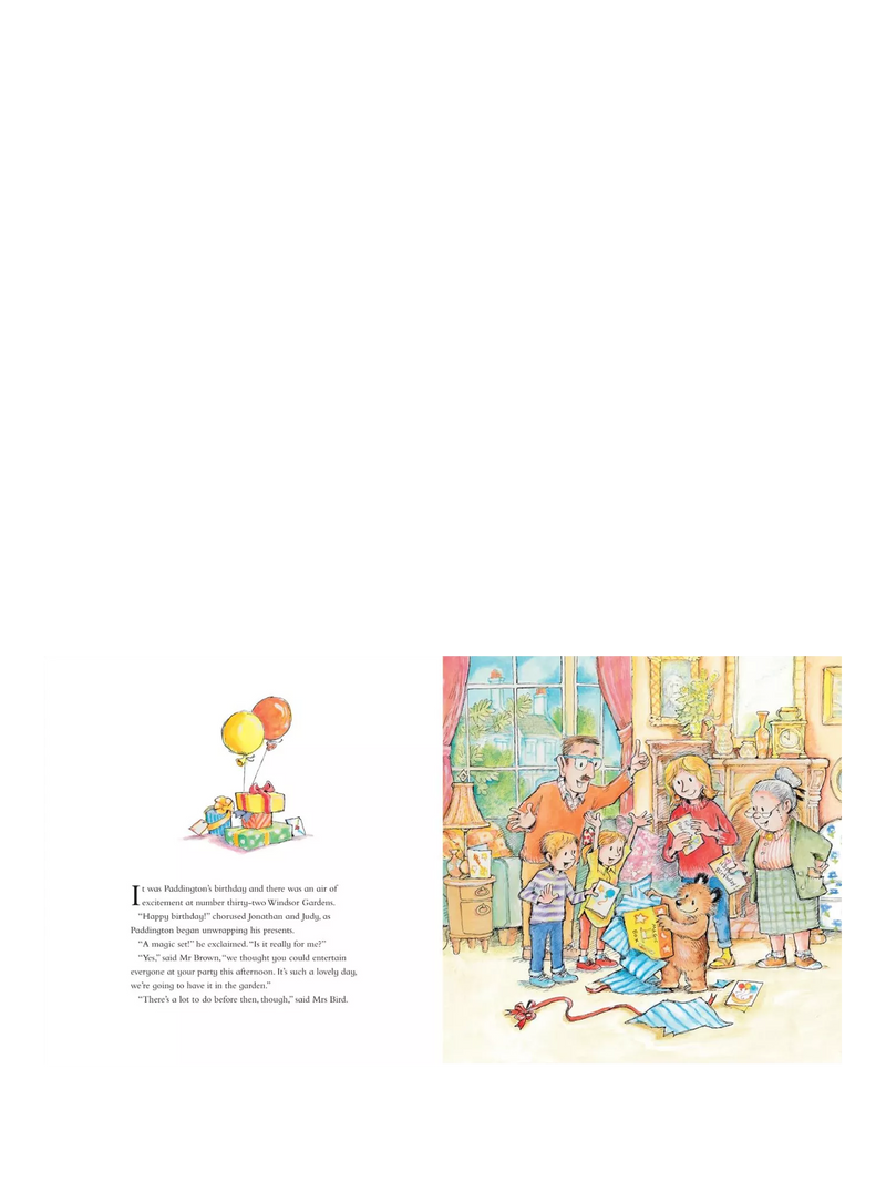 Paddington Bear children's book Happy Birthday Paddington hardback 32 pages, imported from the UK