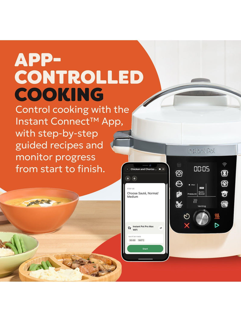 Instant Pot Pro Wi-Fi 5.7L multi cooker, imported from the UK