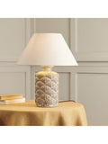 Neptune table lamp reactive blue small ceramic base, UK version