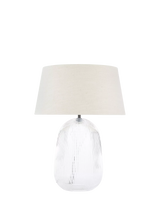 John Lewis Neptune Malton Glass Pillar Base Table Lamp, Bronze- Buy online at McGrocer