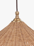 Neptune rattan pendant light natural 45cm, imported from the UK