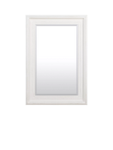 John Lewis Neptune Buckingham Rectangular Wood Frame Wall Mirror Off White 82 x 56cm- Buy online at McGrocer
