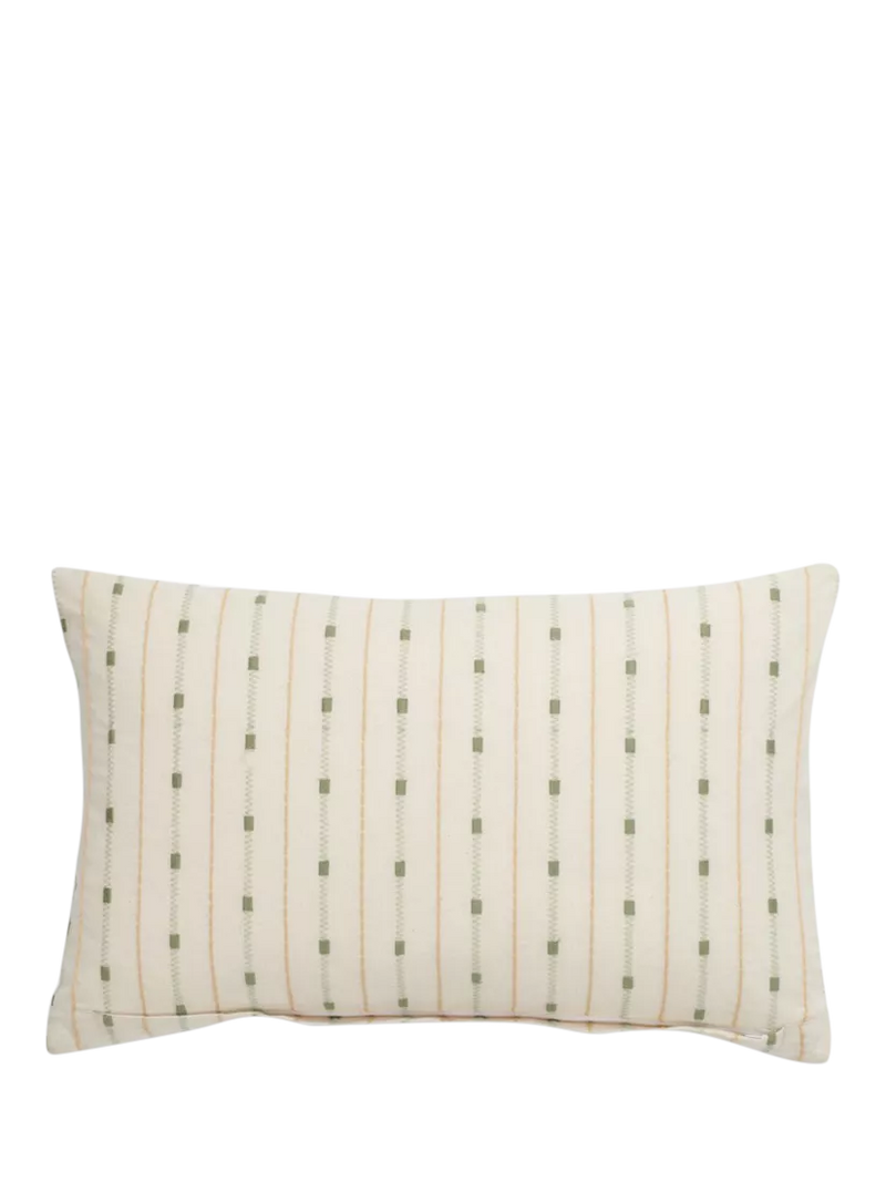 Neptune Frida cushion green 35x55cm, imported from the UK