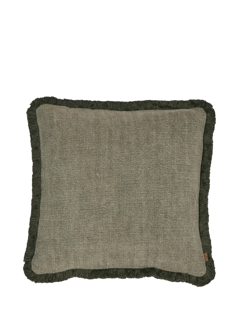 Neptune Isabelle Square Cushion, Moss