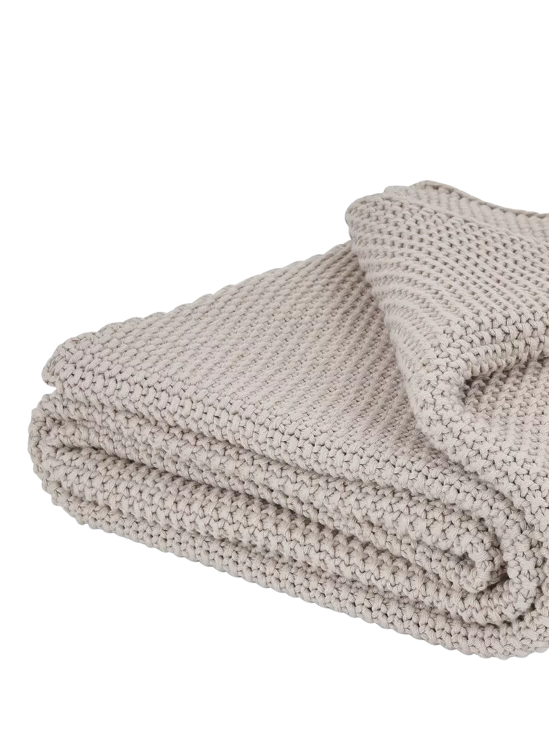 Neptune Denton throw shingle grey 170x130cm, UK version