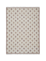 John Lewis Neptune Rona Floral Jute Blend Rug Burnt Sienna Rug 300 x 200 cm- Buy online at McGrocer