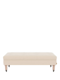 Neptune Arthur Standard Footstool in Pale Oat, British product