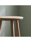 Neptune Northwich round stool natural oak, UK version
