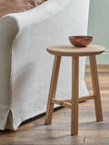 Neptune Northwich round stool natural oak, UK version
