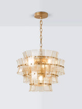 John Lewis John Lewis Featherstan Glass Small Pendant Ceiling Light, Champagne- Buy online at McGrocer