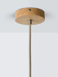 John Lewis Finn Large pendant light wooden slats, imported from the UK