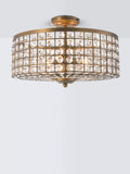 John Lewis Orvieto semi flush ceiling light satin bronze (British brand)