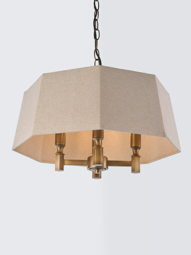 John Lewis hexagon oatmeal pendant light (British brand)