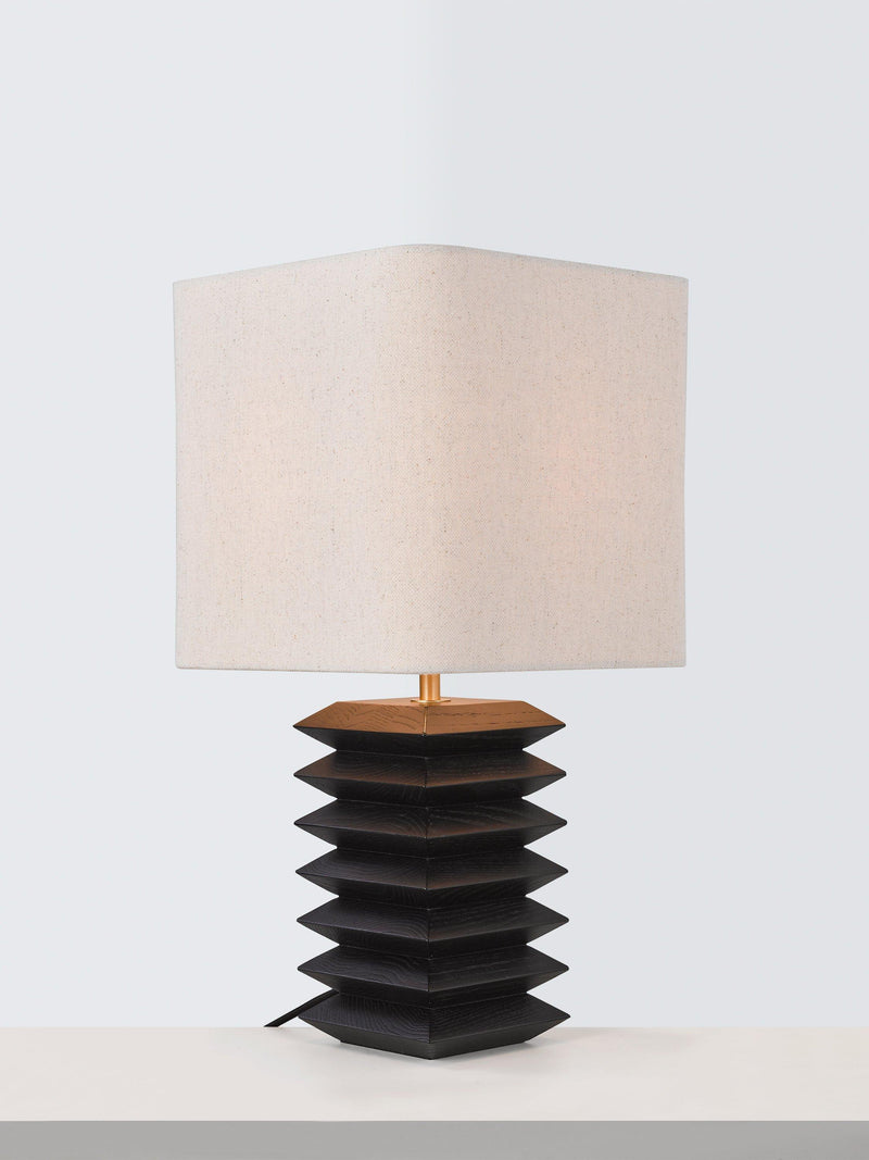 John Lewis Farenwood table lamp black 46.5cm, UK version