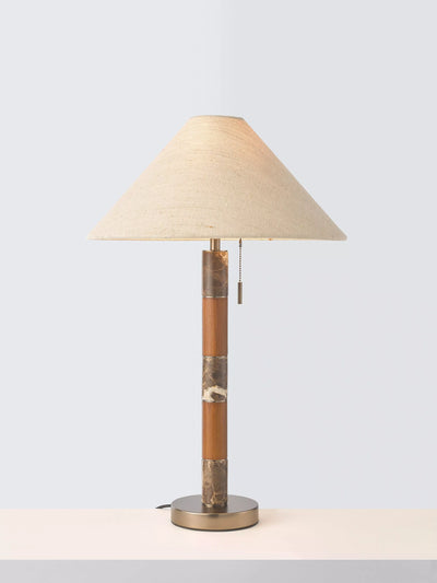 John Lewis John Lewis Farrow Table Lamp, Emperador Marble- Buy online at McGrocer