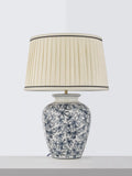 John Lewis Harroway ceramic floral table lamp navy 58cm - British product