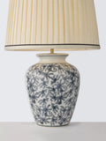 John Lewis Harroway ceramic floral table lamp navy 58cm - British product