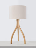 John Lewis Havelle table lamp ash wood natural, UK version