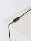 John Lewis Merriot glass table lamp mocha, imported from the UK