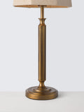 John Lewis Winchester table lamp in antique brass (British brand)