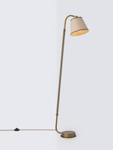 John Lewis John Lewis Annmarie Metal Base Floor Lamp Sand 135cm- Buy online at McGrocer