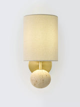 John Lewis John Lewis Pebble Wall Light - Antique Brass- Buy online at McGrocer