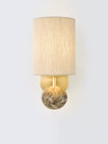 John Lewis Pebble Wall Light, Emperador Marble