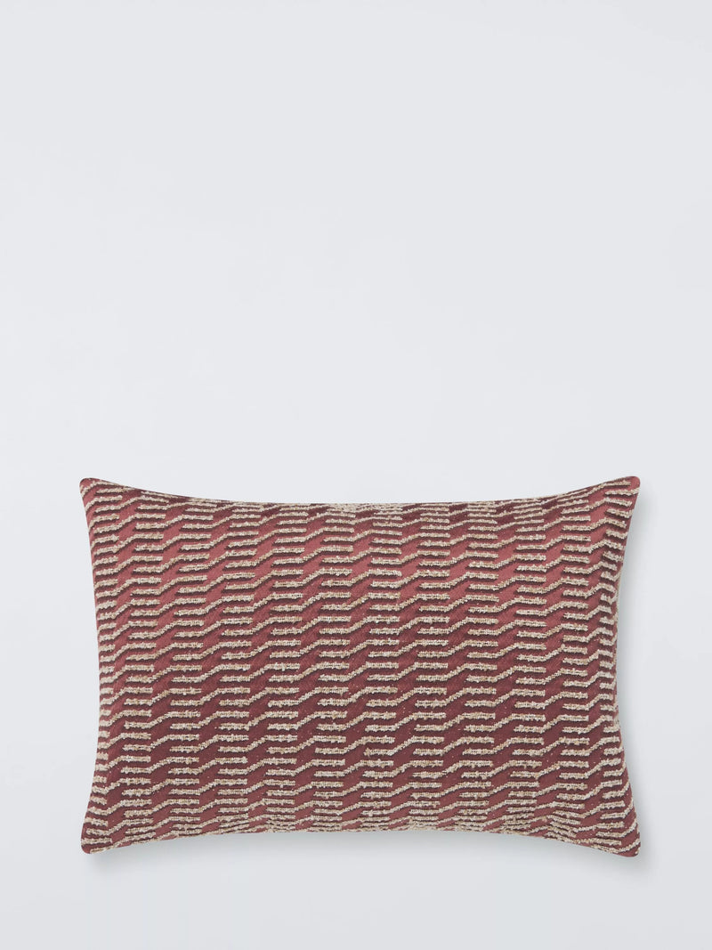 John Lewis Samba rectangular cushion red wine 40x60cm (British brand)