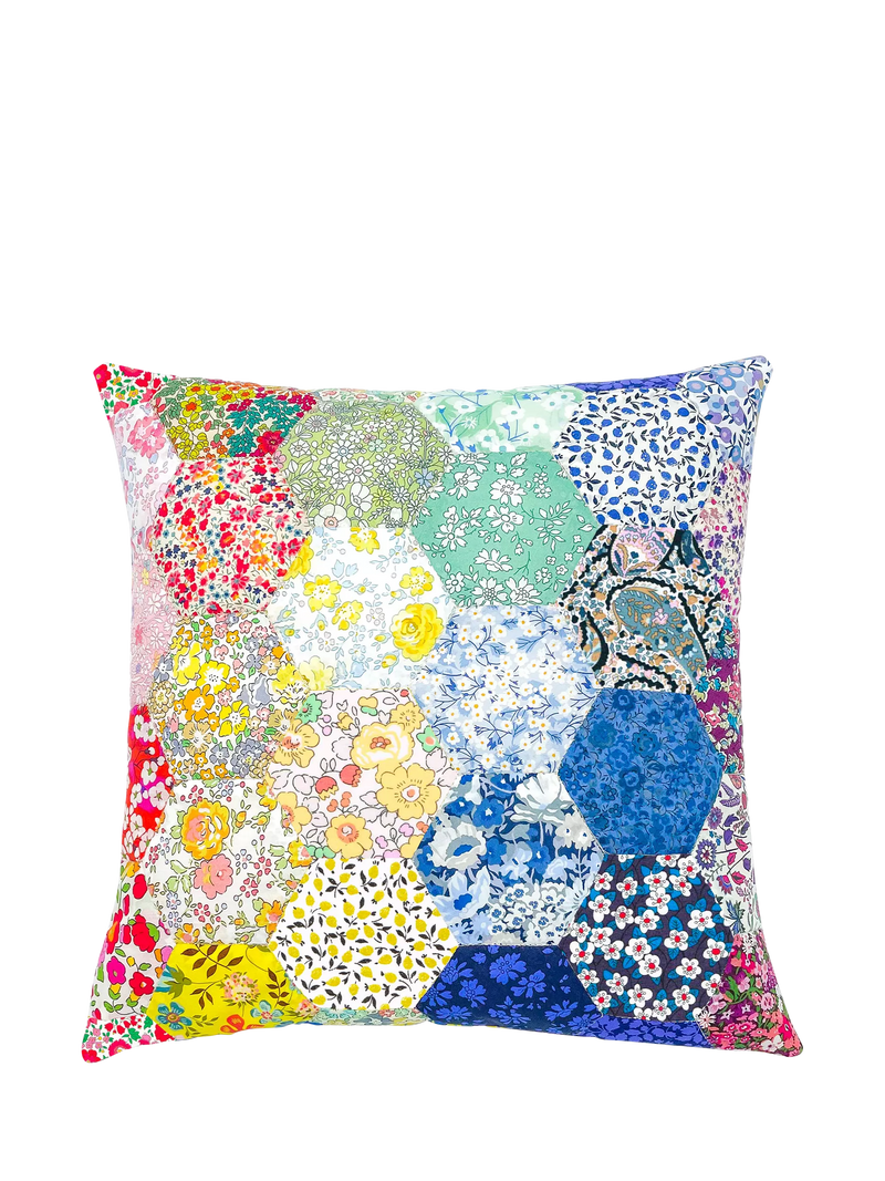 Alice Caroline hexagon cushion sewing kit, imported from the UK