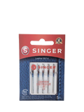Singer sewing machine needles leather 90/14 pack of 5, UK version