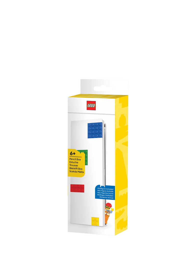 LEGO Pencil Case with Minifigure and LEGO Plates White (British brand)