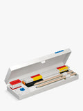 LEGO Pencil Case with Minifigure and LEGO Plates White (British brand)