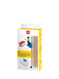 LEGO stationery pencil set with minifigure multicolour (British brand)