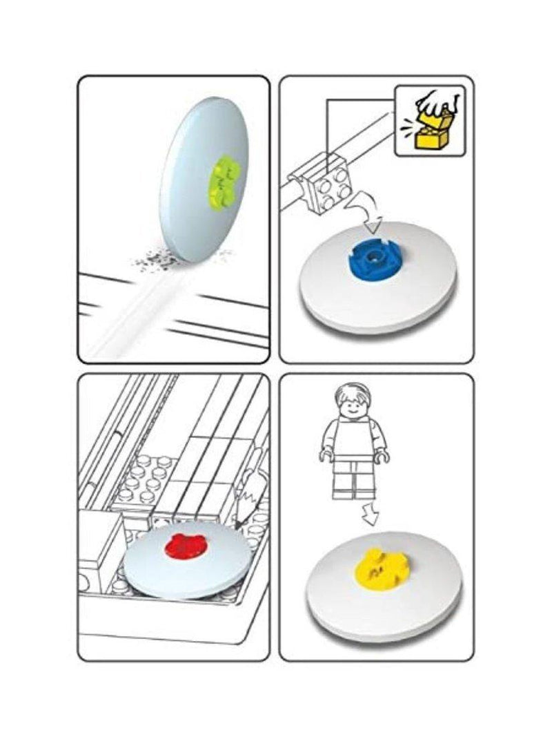 LEGO stationery pencil set with minifigure multicolour (British brand)