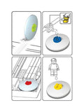 LEGO stationery pencil set with minifigure multicolour (British brand)