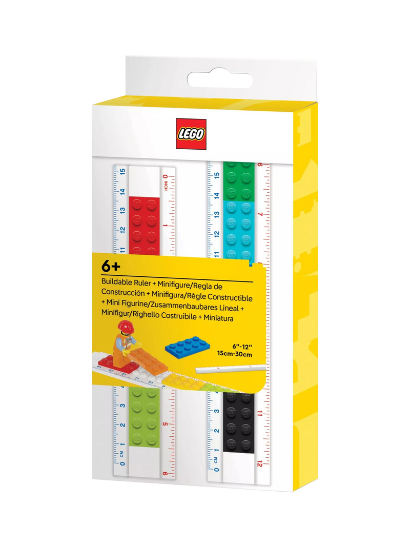 LEGO Buildable Ruler with minifigure and 28 elements (British brand)