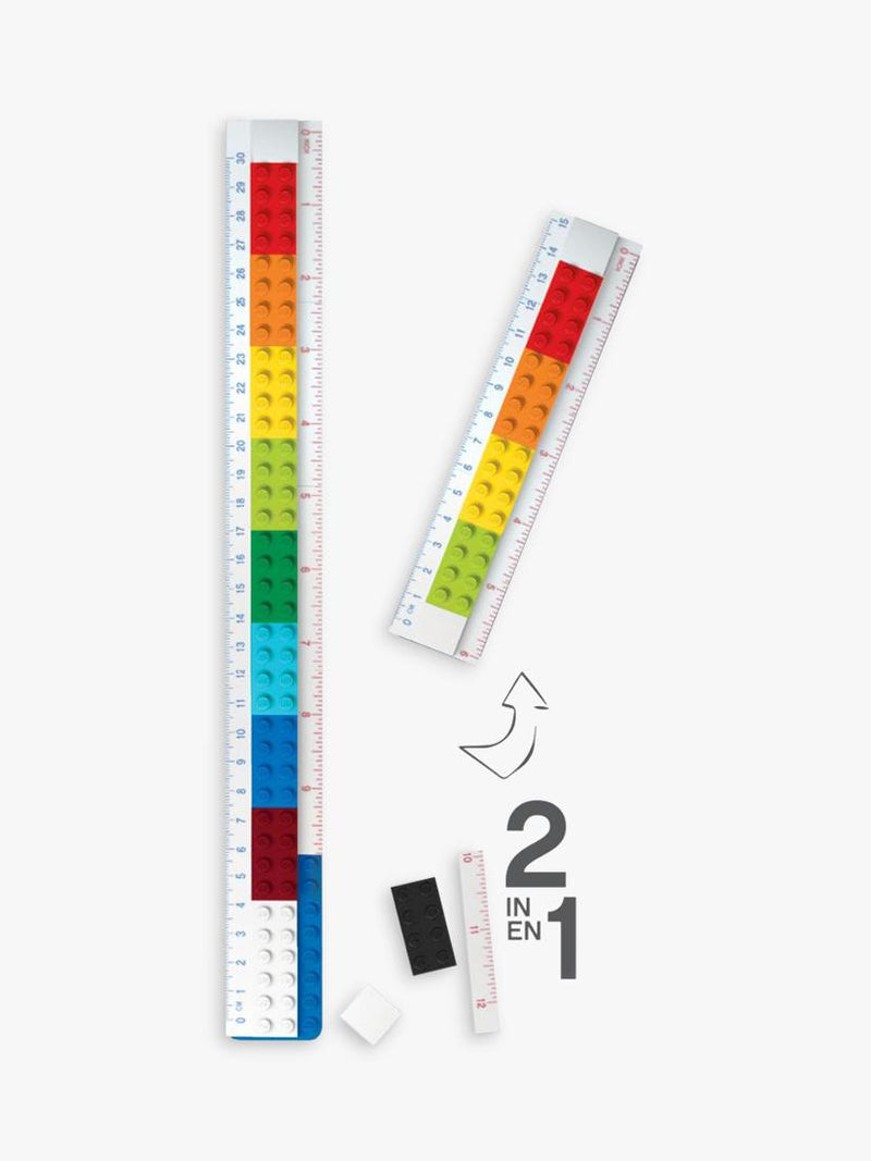 LEGO Buildable Ruler with minifigure and 28 elements (British brand)