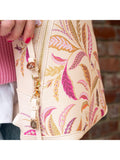 Sara Miller Fern Garden mini backpack with gold foil print - British product