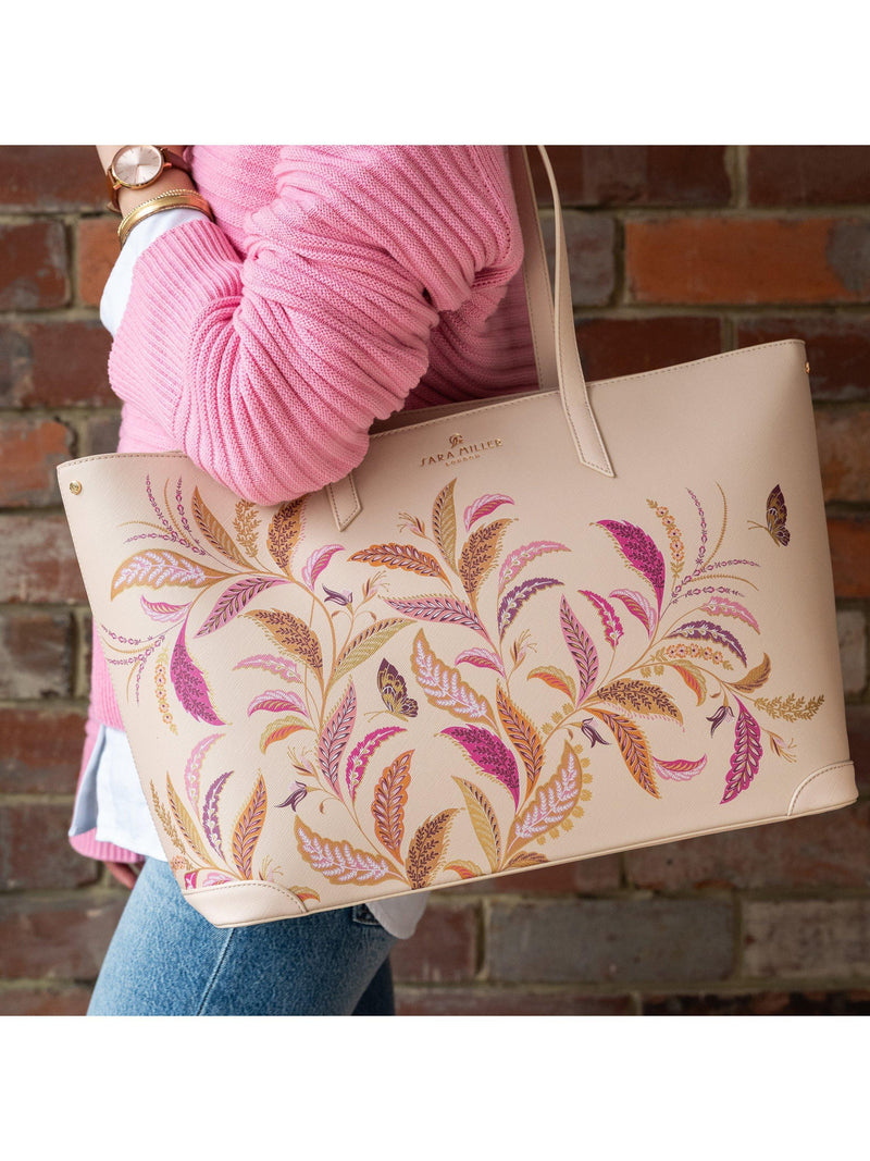 Sara Miller Fern Garden large tote bag - British product
