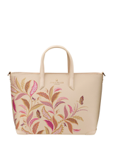 John Lewis Sara Miller Fern Garden Medium Tote Bag, Pink/Multi- Buy online at McGrocer