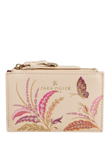 John Lewis Sara Miller Zipped Credit Card Holder Pink/Multi- Buy online at McGrocer