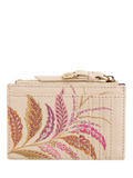 Sara Miller zipped credit card holder Pink Multi (British brand)